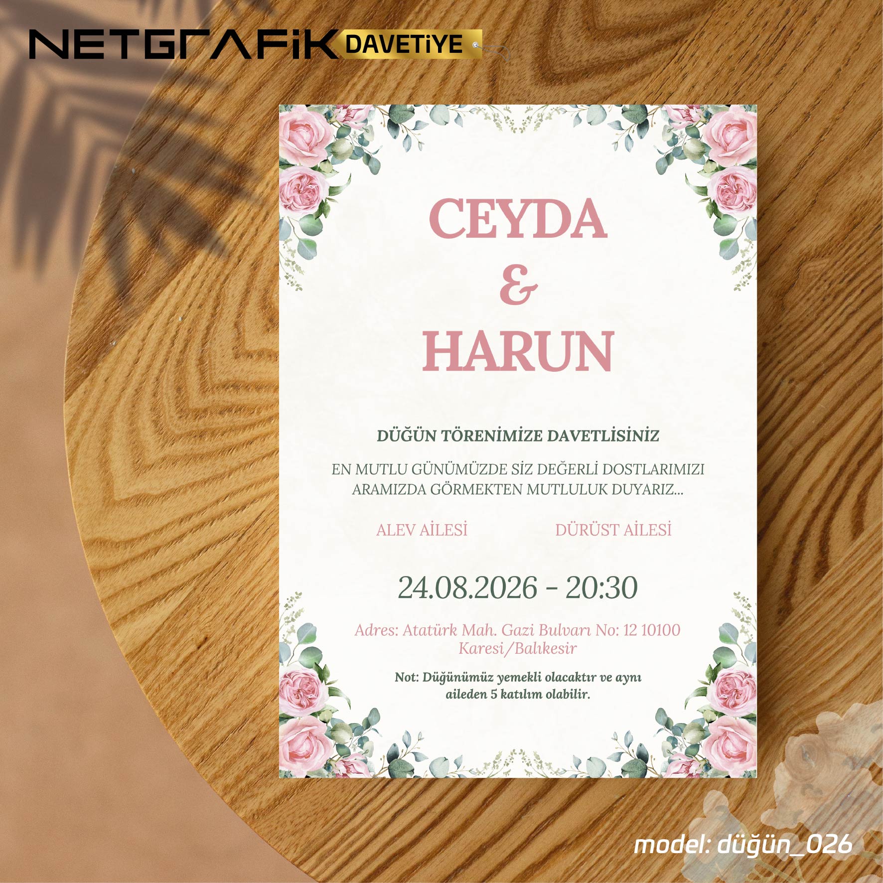 Masal / Düğün Davetiyesi