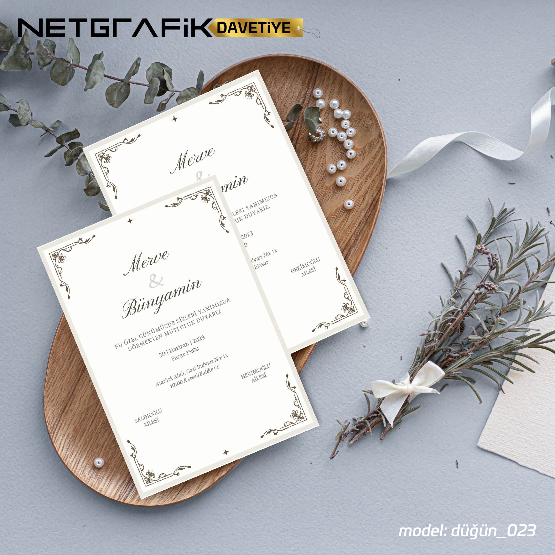 Saray / Düğün Davetiyesi