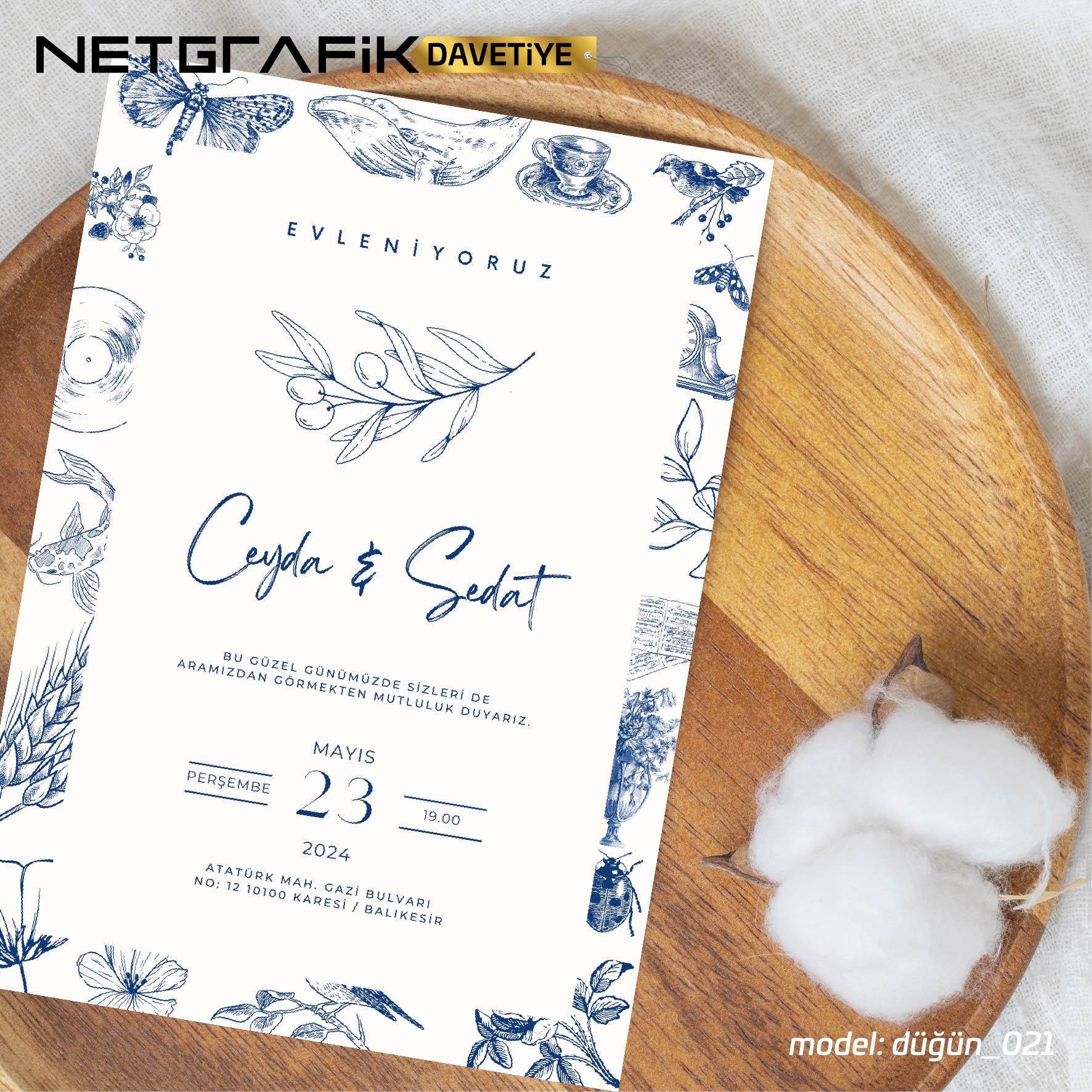 Voyage / Düğün Davetiyesi